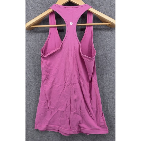 lululemon athletica Tops - Lululemon Cool Racerback Tank Top Size 4/6 Pink